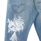 BUY YOUR LOVED ONE FLOWERS Full printed Levi’s W33 L34