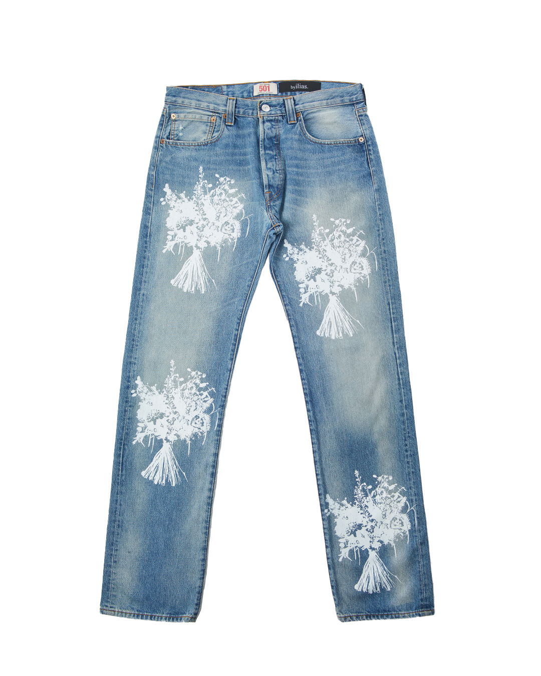 BUY YOUR LOVED ONE FLOWERS Full printed Levi’s W33 L36