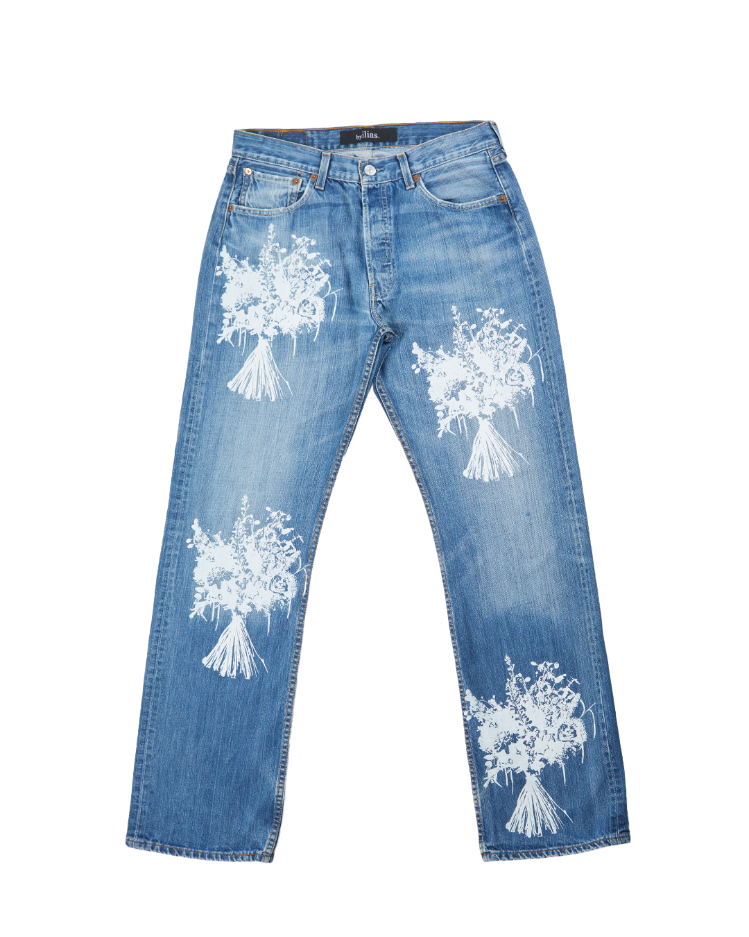 BUY YOUR LOVED ONE FLOWERS Full printed Levi’s W33 L34