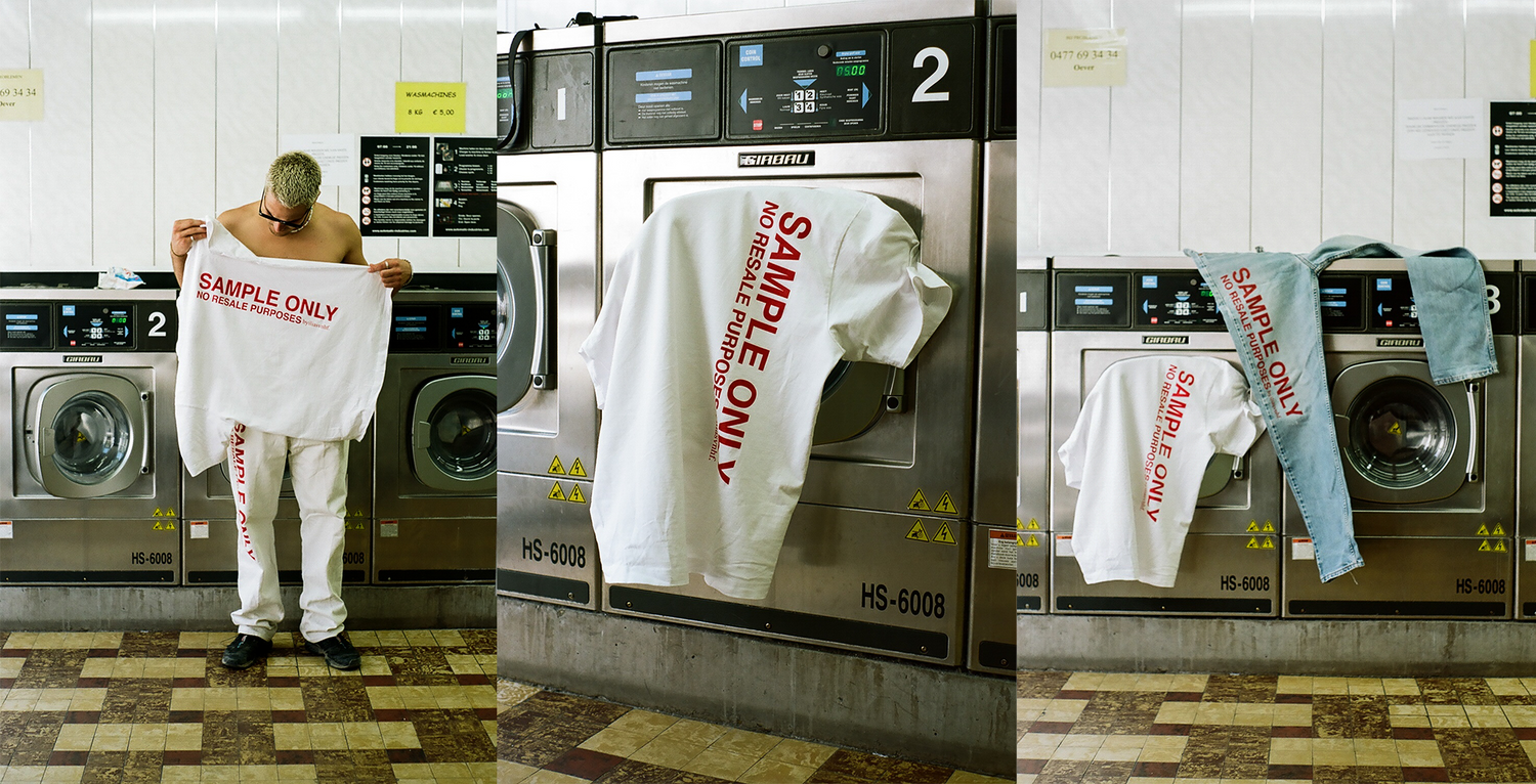 Sample only, t-shirt,  levi's wassalon laundry  jeans vintage curated portret film analoog kodak portra film fuji  
